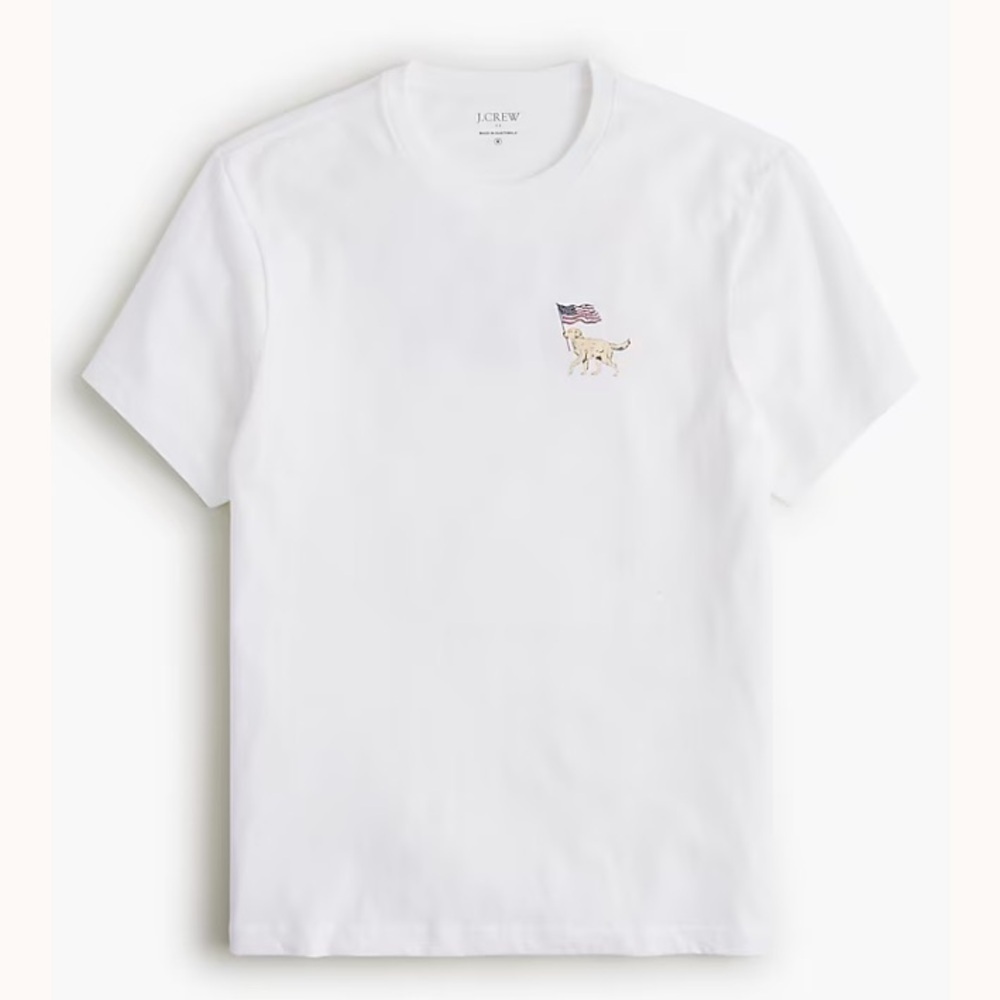 J crew American dogs graphic tee